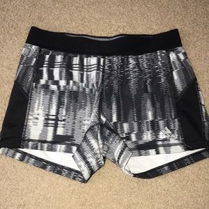 Black and white Adidas Spandex